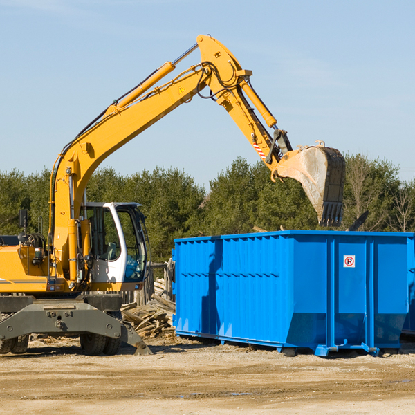 what size residential dumpster rentals are available in Casco MI